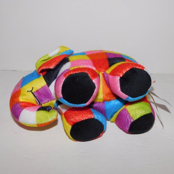 Kids Preferred 2007 David McKee ELMER the PATCHWORK ELEPHANT Plush 8.5" Stuffed - Picture 6 of 6